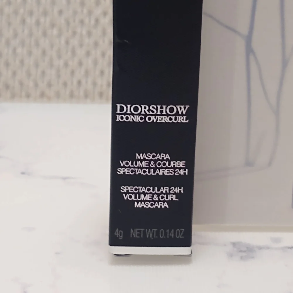 Dior Diorshow Iconic Overcurl Mascara Black Travel Mini Size .14 oz